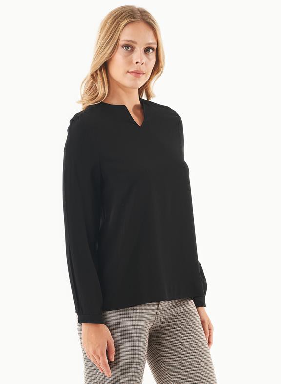 Blouse Ecovero Zwart from Shop Like You Give a Damn