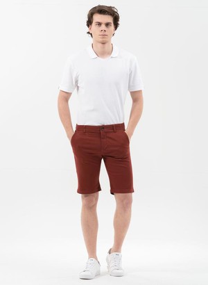 Slim Fit Chino Short Bruin from Shop Like You Give a Damn