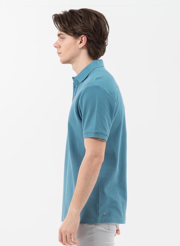 Polo Back Pleat Blauw from Shop Like You Give a Damn