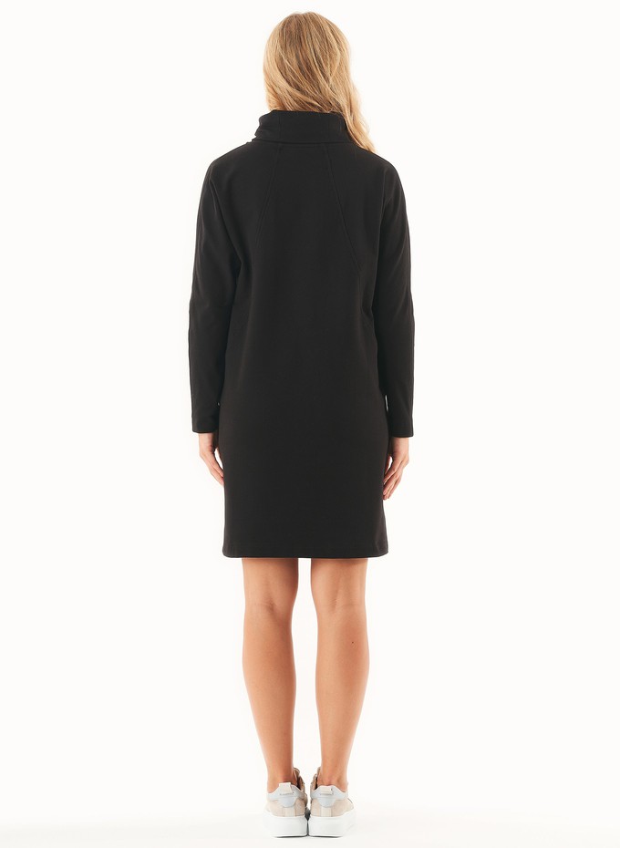 Sweater Dress Organic Cotton Black from Shop Like You Give a Damn
