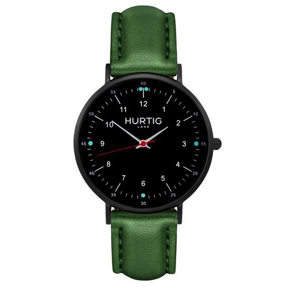 Moderno Horloge All Black & Groen from Shop Like You Give a Damn