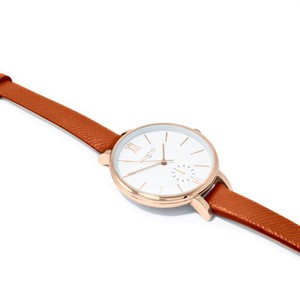 Horloge Amalfi Petite Gold, White & Tan Oranje from Shop Like You Give a Damn