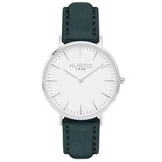 Dames Horloge Hymnal Zilver, Wit & Bosgroen via Shop Like You Give a Damn