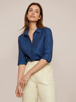 Blouse Elm Blauw from Shop Like You Give a Damn