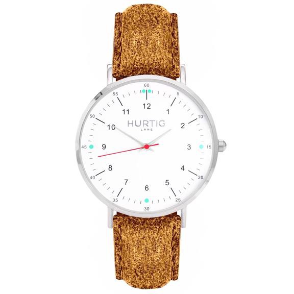 Horloge Moderno Zilver Wit & Bes from Shop Like You Give a Damn