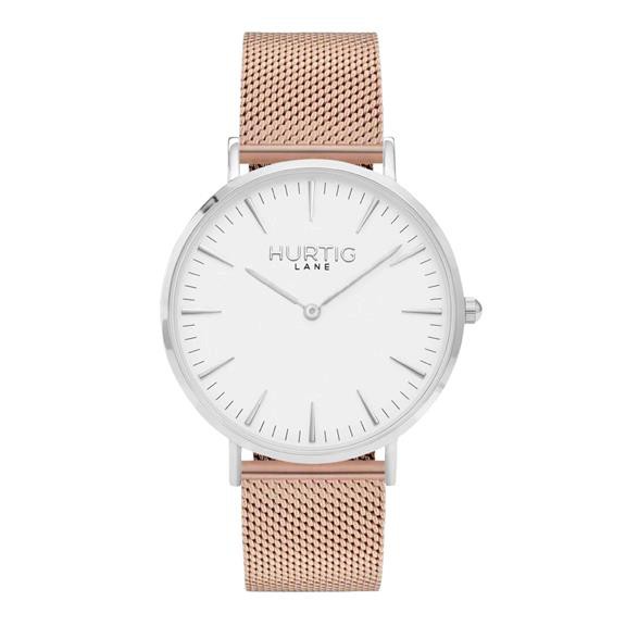 Horloge Lorelai Zilver Wit & RosÃ©goud Heren from Shop Like You Give a Damn