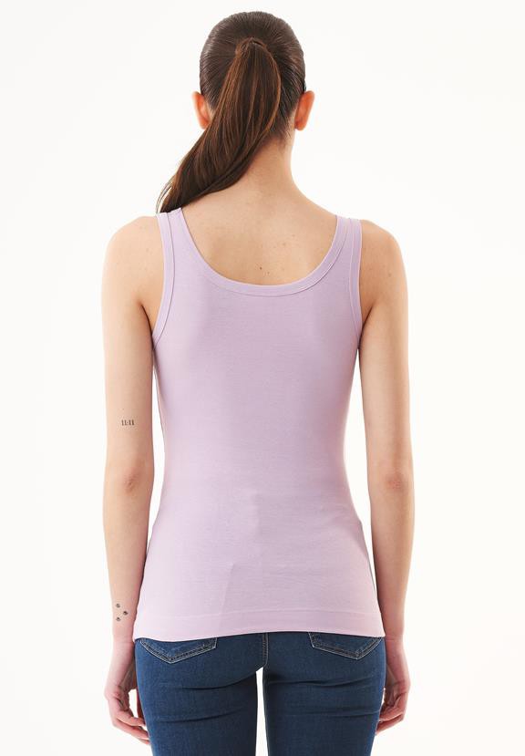 Top Basic Ribbed Lavendel Paars from Shop Like You Give a Damn
