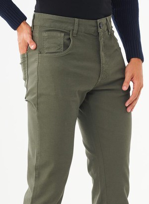 Five Pocket Broek Kaki Groen from Shop Like You Give a Damn