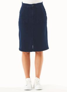 Denim Rok Bio-Katoen Dark Navy via Shop Like You Give a Damn