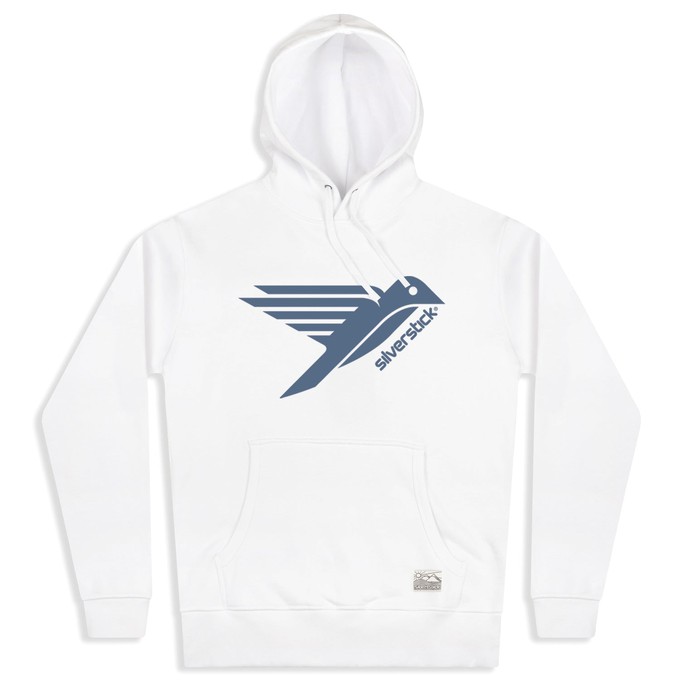 logo organic cotton hoodie from Silverstick
