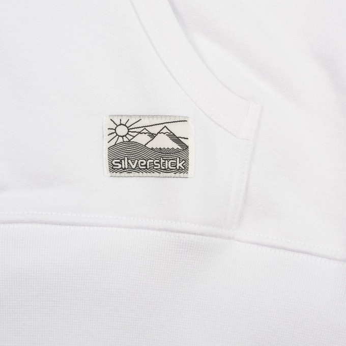 logo organic cotton hoodie from Silverstick