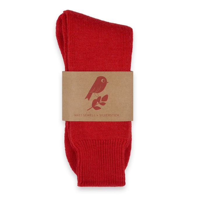 matt sewell natural wool hiking sock from Silverstick