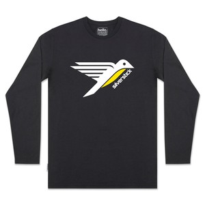 original logo organic long sleeve tee from Silverstick