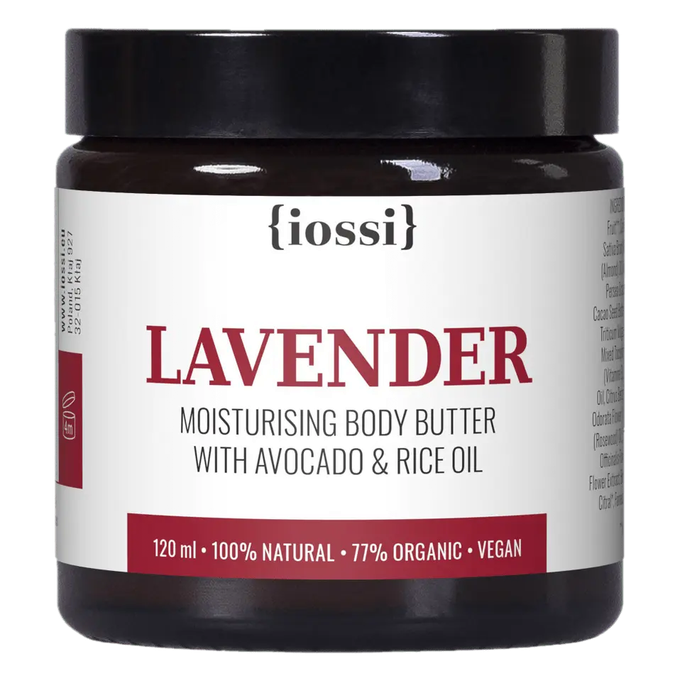 Lavender Moisturising Body Butter with Avocado & Rice Oil from Skin Matter