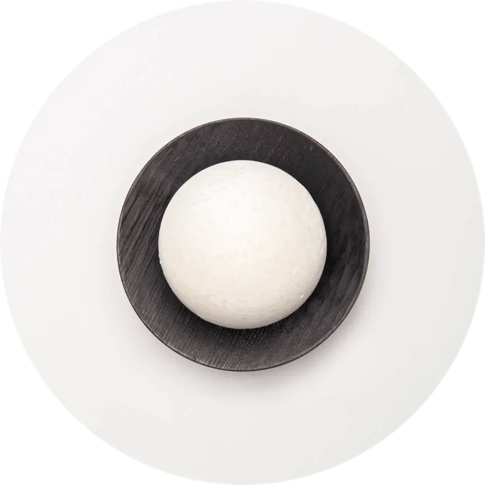 Salt Soap Ball Pine Peppermint from Skin Matter