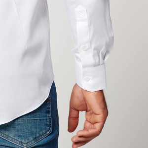 Overhemd - Slim Fit - Circular White from SKOT