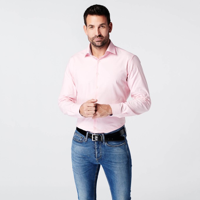 Overhemd - Slim Fit - Checkered Pink from SKOT