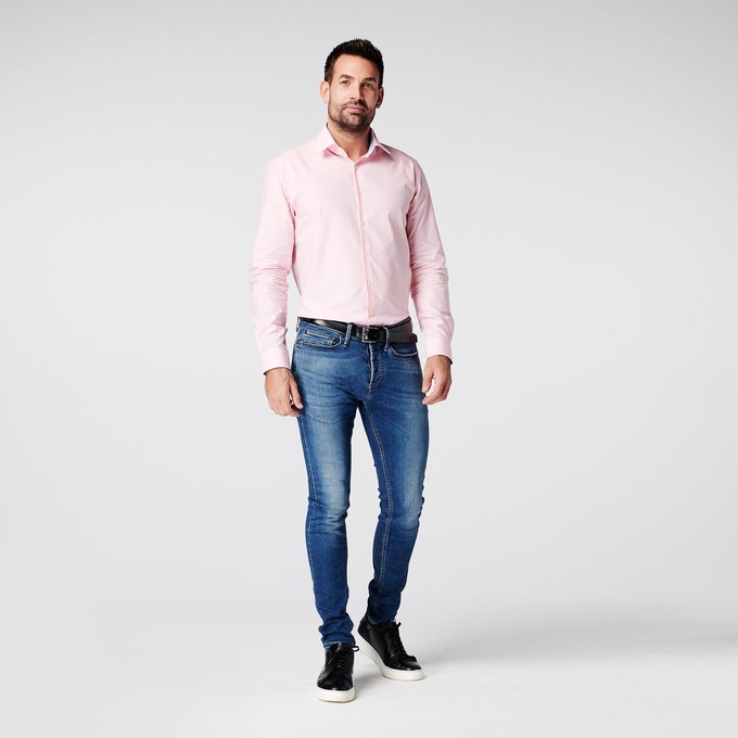 Overhemd - Slim Fit - Checkered Pink from SKOT