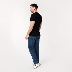 T-shirt Zwart Diepe V-Hals Heren | 2-pack | Slim Fit from SKOT