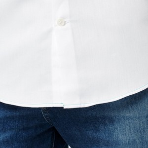 Overhemd - Slim Fit - Circular White from SKOT