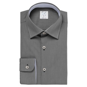 Overhemd - Slim Fit - Checkered Black from SKOT