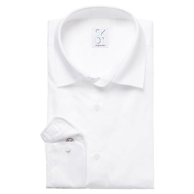 Overhemd - Slim Fit - Circular White from SKOT