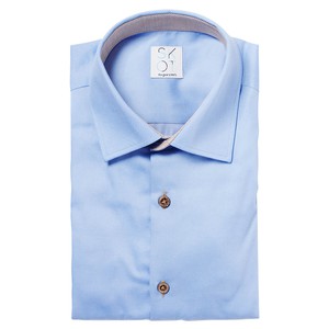 Overhemd - Slim Fit - Circular Blue Contrast - (Laatste voorraad) from SKOT