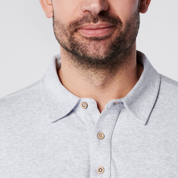Longsleeve Polo Lange Mouw - Grijs Melange from SKOT