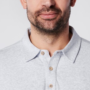 Longsleeve Polo Lange Mouw - Grijs Melange from SKOT
