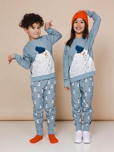 Mr. Snowman Sweater en Broek set Kinderen via SNURK