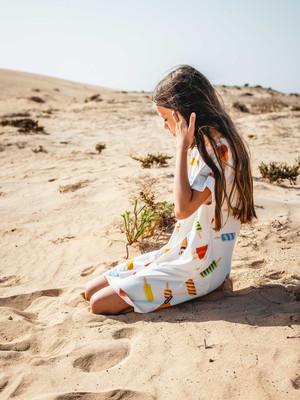 Popsicles T-shirt Dress Kids from SNURK