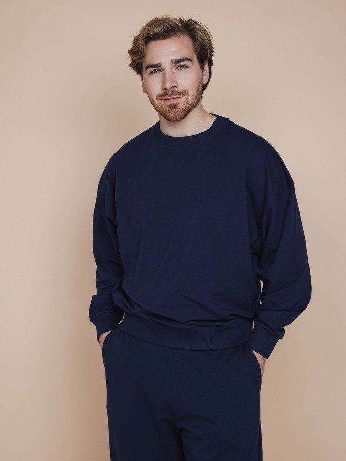 Slow Navy Sweater en Broek set Unisex from SNURK