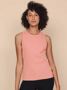 Peach Pink Tanktop Dames via SNURK
