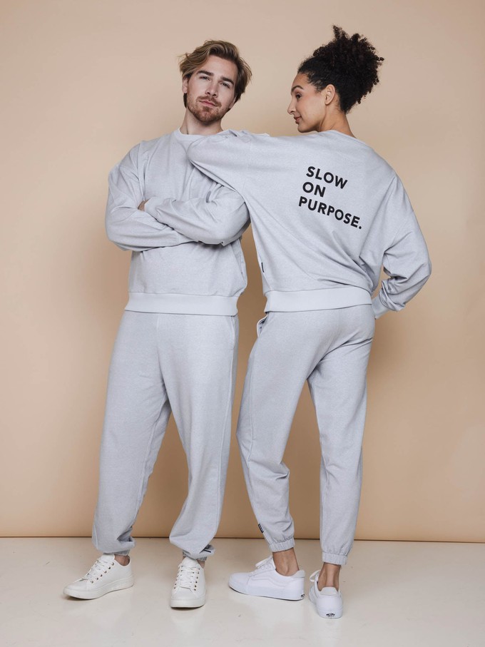 Slow Grey Sweater Unisex from SNURK