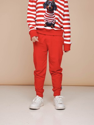 Coral Red Broek Kids from SNURK