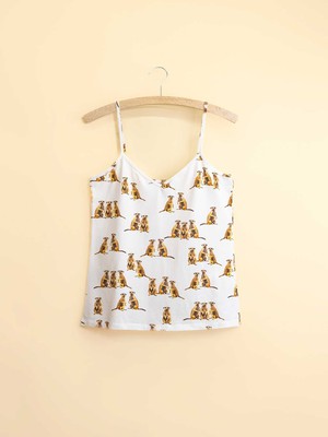 Meerkats Topje en Wijde broek set Dames from SNURK