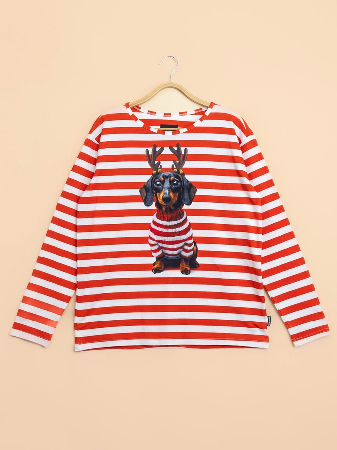Pierre Xmas Long Sleeve T-shirt Dames from SNURK
