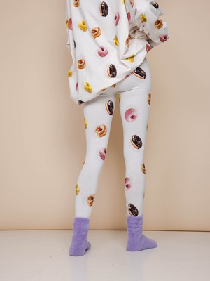 Donuts Sweater Dress en Legging set Dames from SNURK