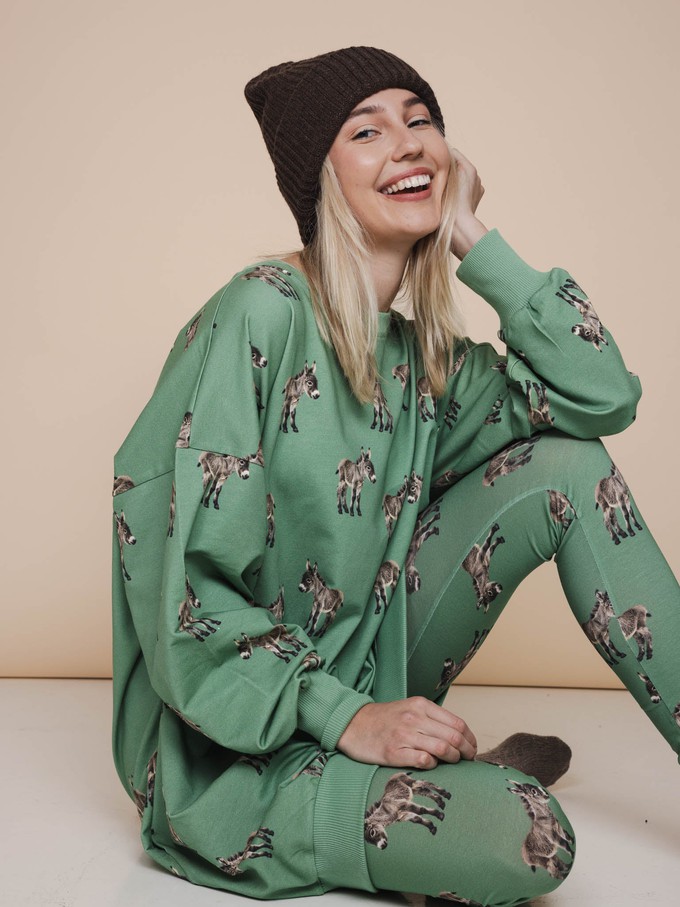 Donkeys Sweater Dress en Legging set Dames from SNURK