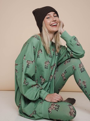 Donkeys Sweater Dress en Legging set Dames from SNURK