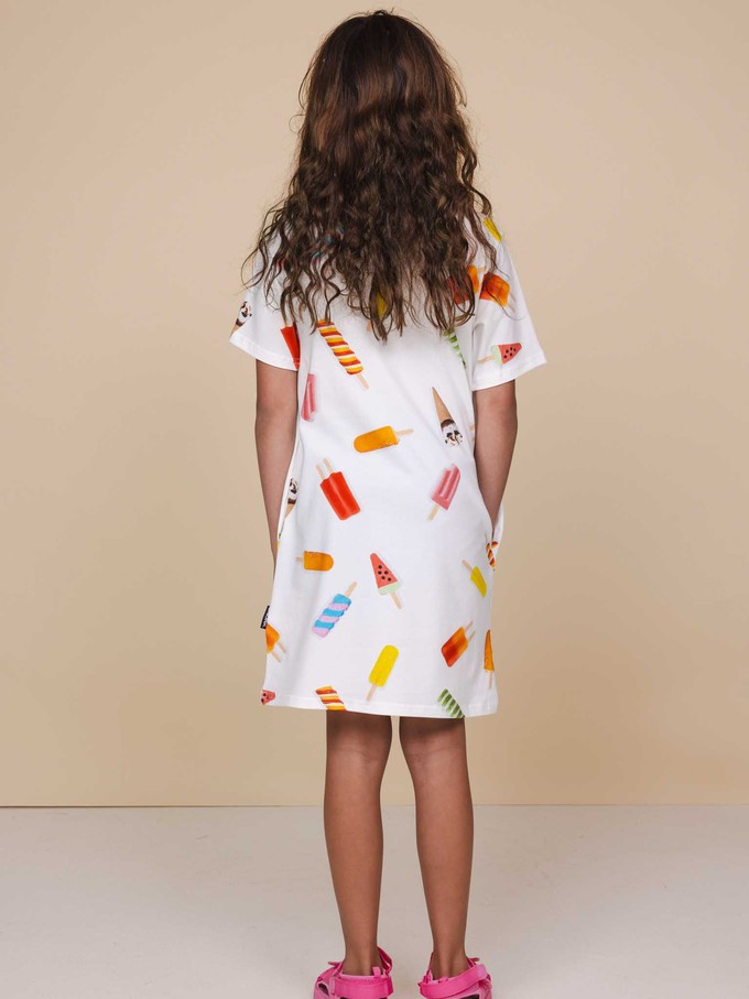 Popsicles T-shirt Dress Kids from SNURK