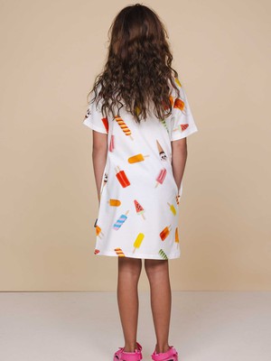 Popsicles T-shirt Dress Kids from SNURK