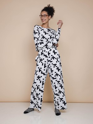 Crossword Long Sleeve T-shirt Dames from SNURK