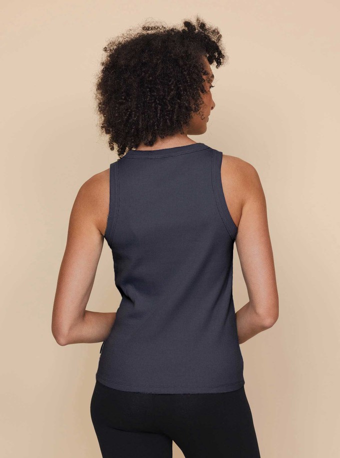 Charcoal Black Tanktop Dames from SNURK