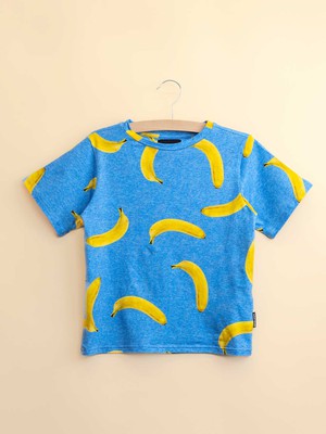 Banana Blue T-shirt en Bikershorts set Kids from SNURK
