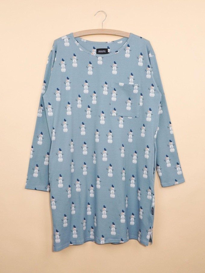 Mr Snowman Long Sleeve Dress Dames from SNURK