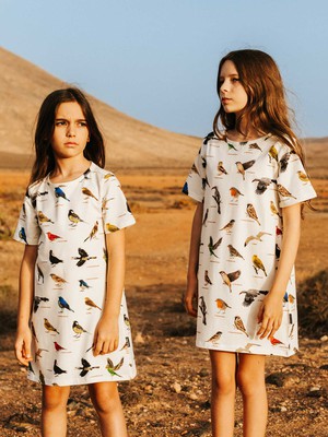 Bird Watching T-shirt Dress Kids from SNURK