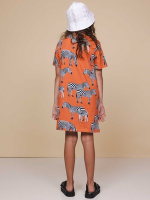 Zebras T-shirt Dress Kids from SNURK