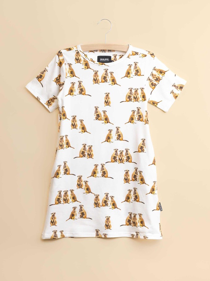 Meerkats T-shirt Dress Kids from SNURK