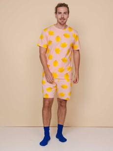 Lemon T-shirt en Shorts set Heren via SNURK